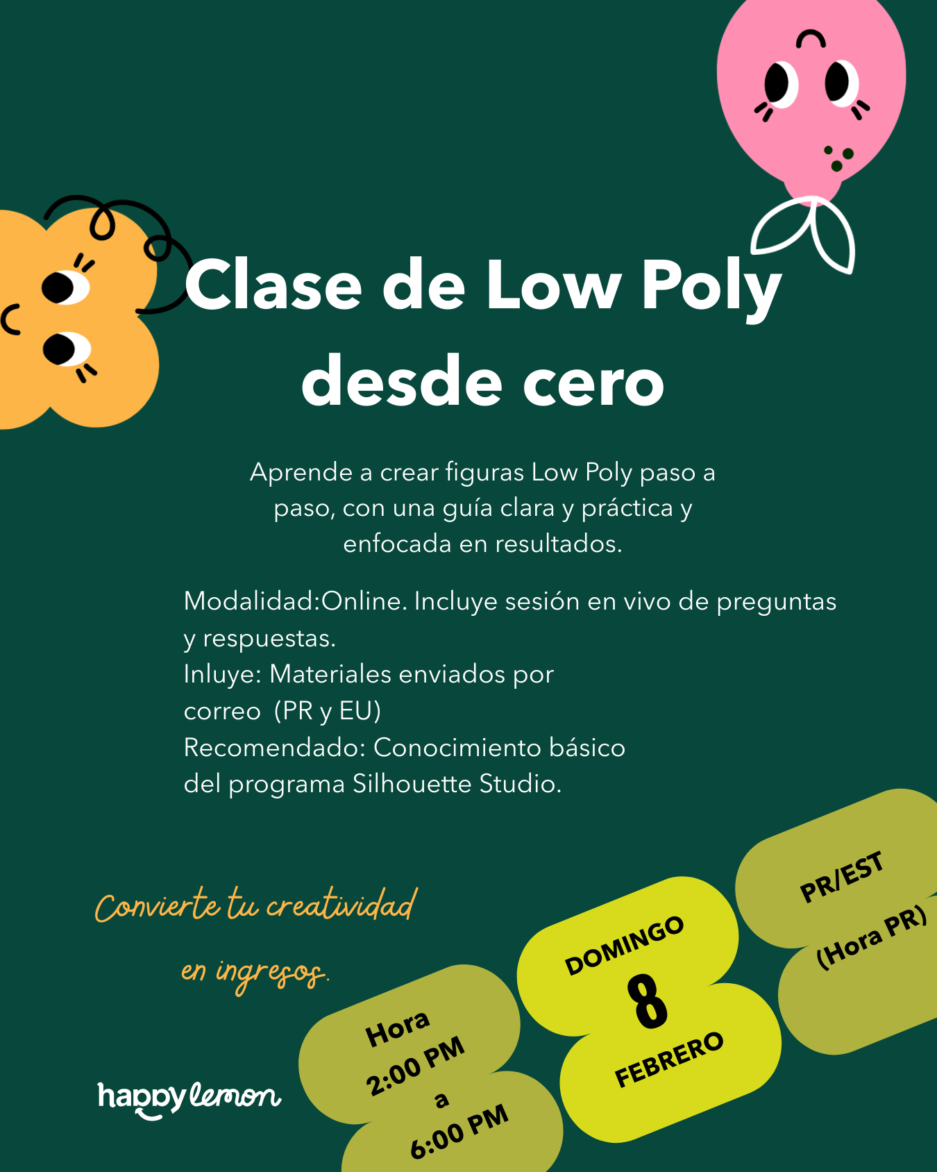 Clase de Low Poly desde cero (Online)